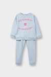 Girls' Baby 2-Piece Set Soft Fleece Lined Sweatshirt and Pants