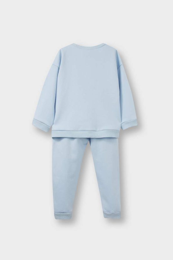 Girls' Baby 2-Piece Set Soft Fleece Lined Sweatshirt and Pants