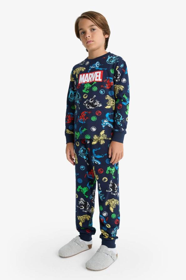 Boys' Marvel Comics Long Sleeve Pajama Set