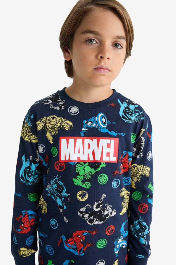 Boys' Marvel Comics Long Sleeve Pajama Set
