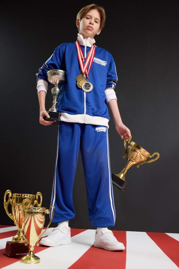 Boys' Printed Elastic Waist Jogger Pants