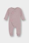 Newborn Baby Girl Polka Dot Ribbed Long Sleeve Bodysuit