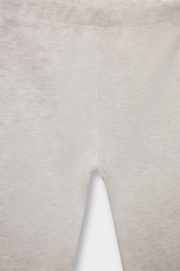 Girls' Ribbed Jersey Leggings - Set of 2