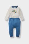 Boys' 2-Piece Safari Print Long Sleeve Shirt and Sweatpants Set
