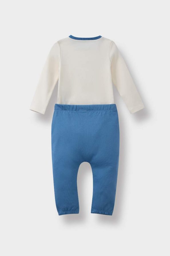 Boys' 2-Piece Safari Print Long Sleeve Shirt and Sweatpants Set