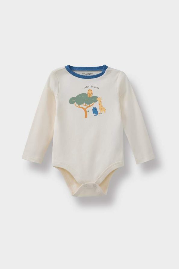 Boys' 2-Piece Safari Print Long Sleeve Shirt and Sweatpants Set