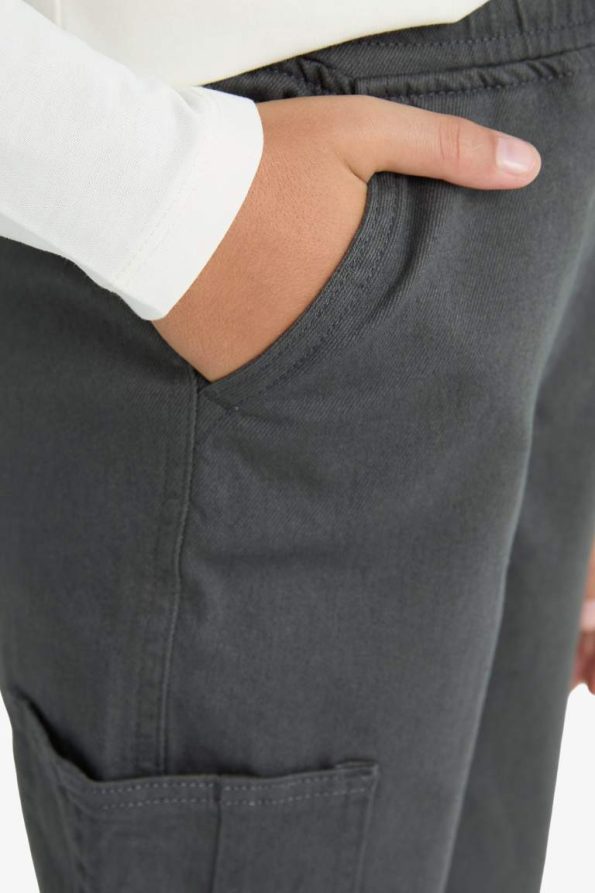 Boys' Cargo Gabardine Jogger Pants