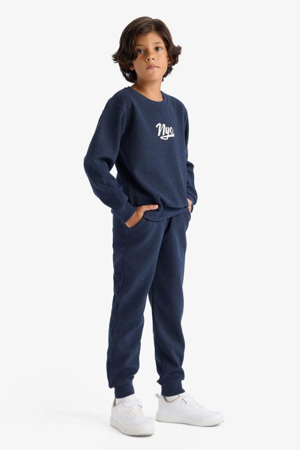 Boys' Printed Sweatshirt and Jogger Set