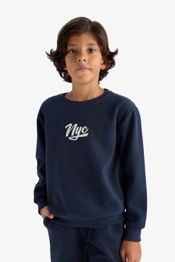 Boys' Printed Sweatshirt and Jogger Set