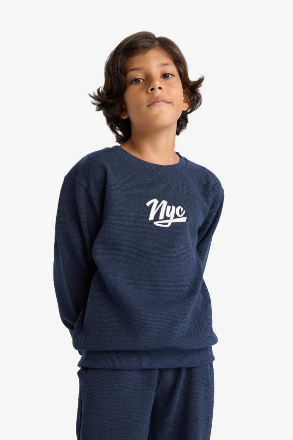 Boys' Printed Sweatshirt and Jogger Set