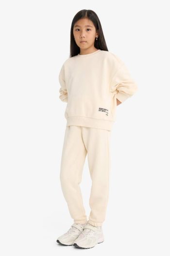 Girls' 2-Piece Printed Sweatshirt and Joggers Set