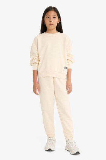 Girls' 2-Piece Printed Sweatshirt and Joggers Set