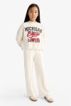 Girls' 2-Piece Printed Sweatshirt and Jogger Set