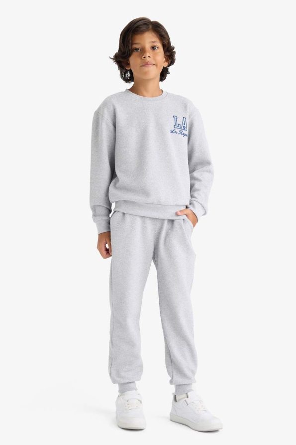 Boys' 2-Piece Printed Sweatshirt and Sweatpants Set