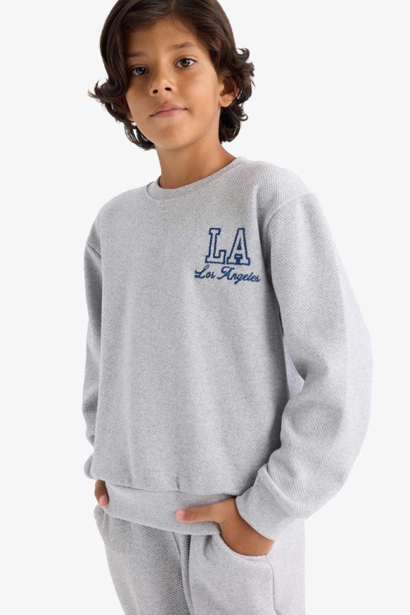 Boys' 2-Piece Printed Sweatshirt and Sweatpants Set
