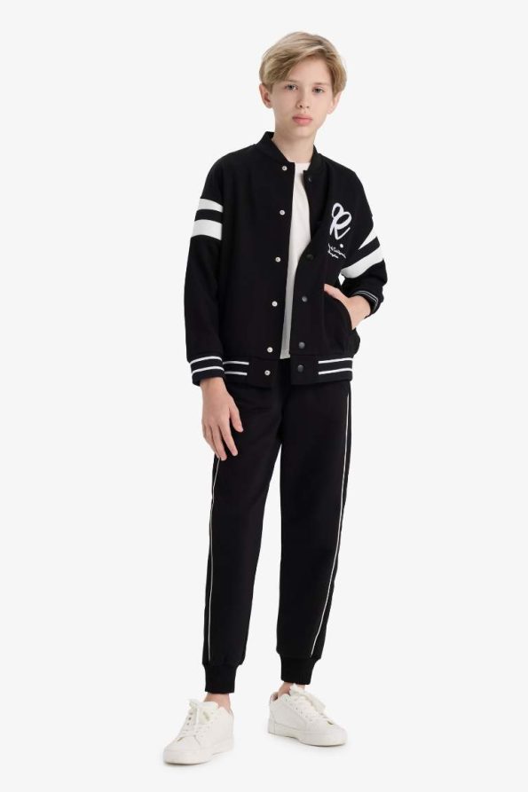 Boys Adjustable Waist School Jogger Pants
