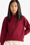 Girls' Crew Neck Knit Sweater