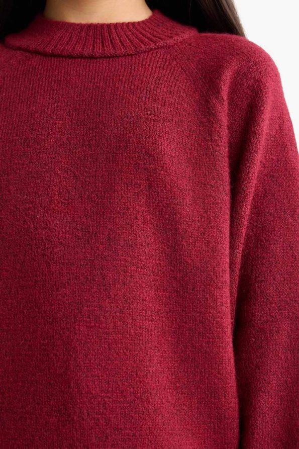 Girls' Crew Neck Knit Sweater