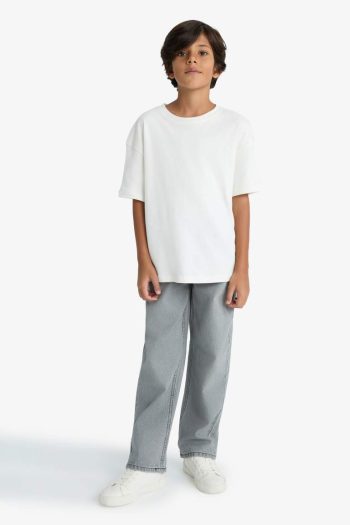 Boys' Wide Leg Straight Leg Jeans