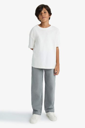 Boys' Wide Leg Straight Leg Jeans