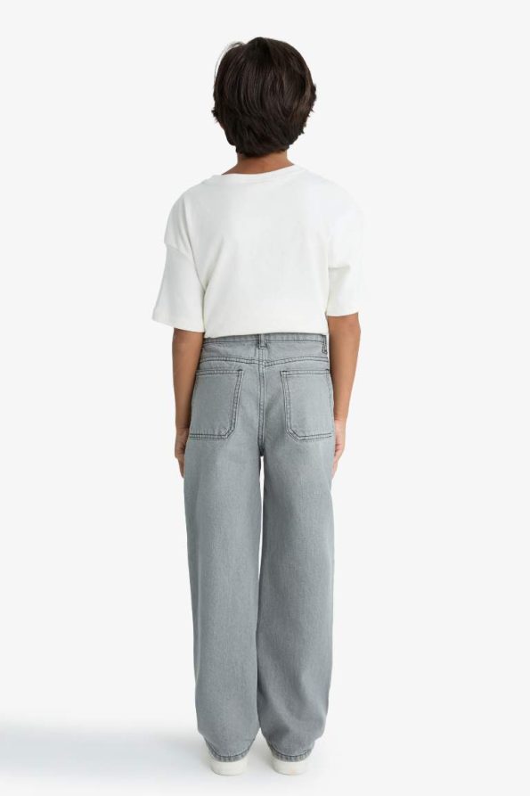 Boys' Wide Leg Straight Leg Jeans