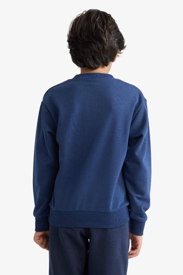 Boys' Printed Crew Neck Sweatshirt