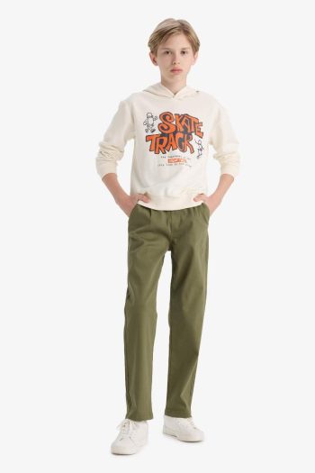 Boys' Hooded Printed Sweatshirt