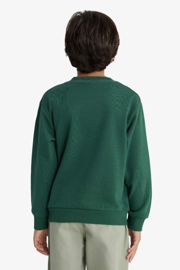 Boys' Printed Crew Neck Sweatshirt