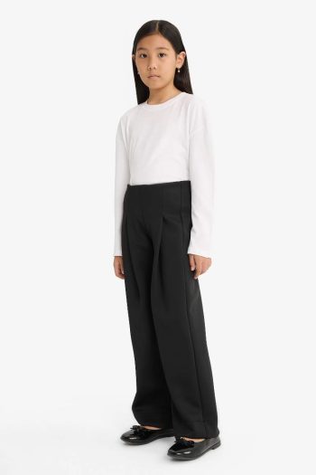Girls' Relax Fit Scuba Fabric Pants