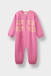 Baby Girl Newborn Floral Long Sleeve Knitted Romper