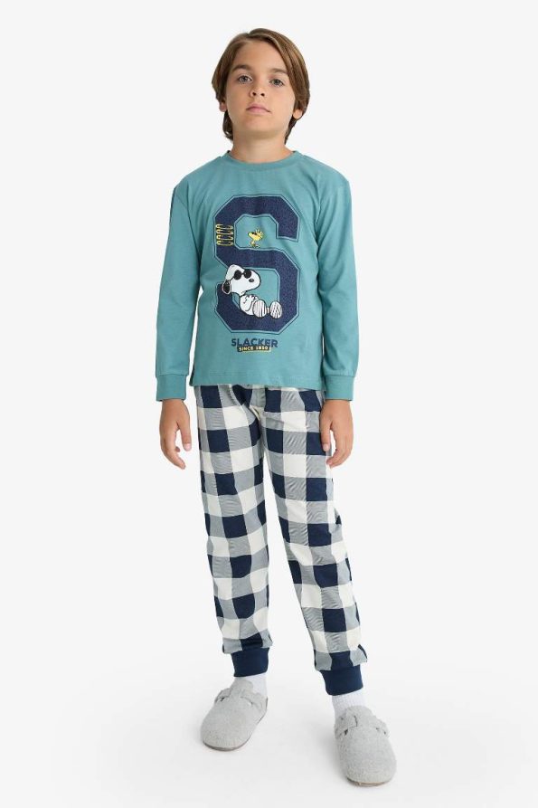 Boys' Snoopy Long Sleeve Pajama Set