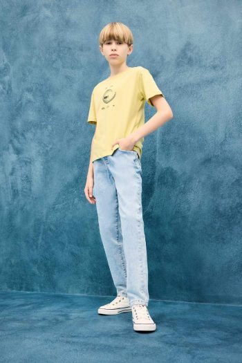 Boys' Balloon Fit Straight Leg Jeans