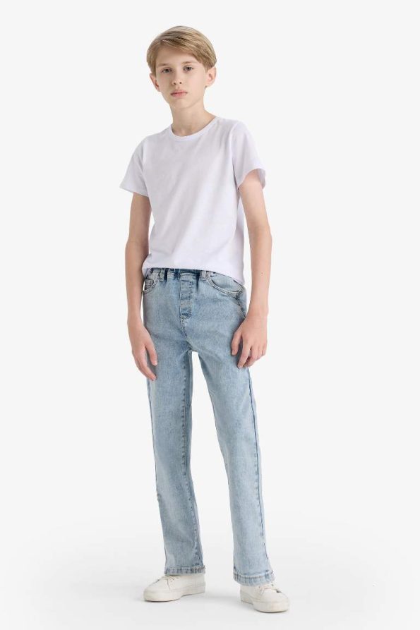 Boys' Balloon Fit Straight Leg Jeans