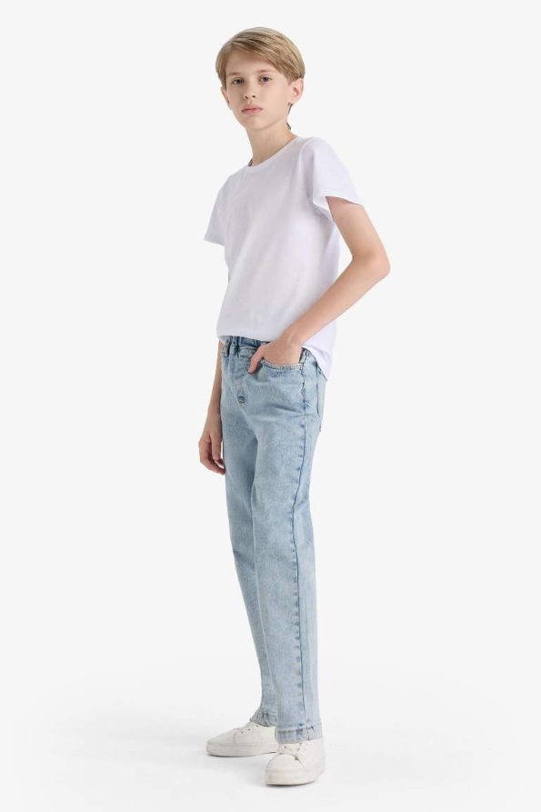 Boys' Balloon Fit Straight Leg Jeans
