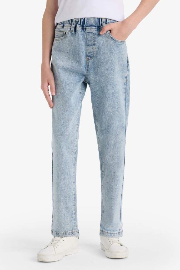 Boys' Balloon Fit Straight Leg Jeans