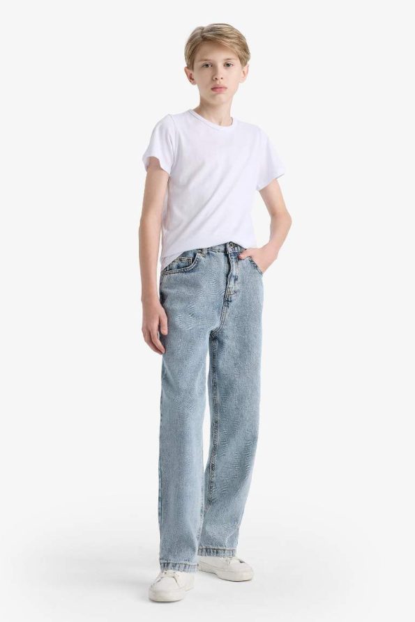 Boys' Loose Fit Straight Leg Jeans