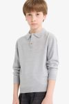 Boys' School Polo Neck Sweater
