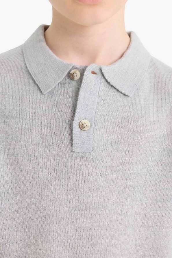 Boys' School Polo Neck Sweater