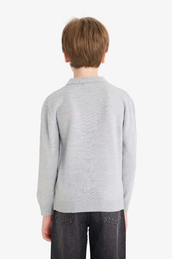 Boys' School Polo Neck Sweater