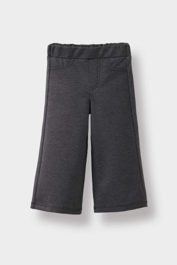 Girls' Wide Leg Jean-Look Pants