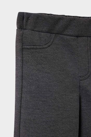 Girls' Wide Leg Jean-Look Pants
