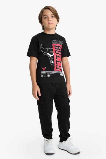 Boys' Elastic Waist Cargo Sweatpants