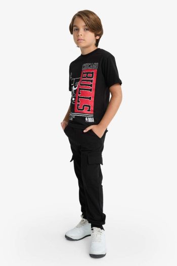 Boys' Elastic Waist Cargo Sweatpants
