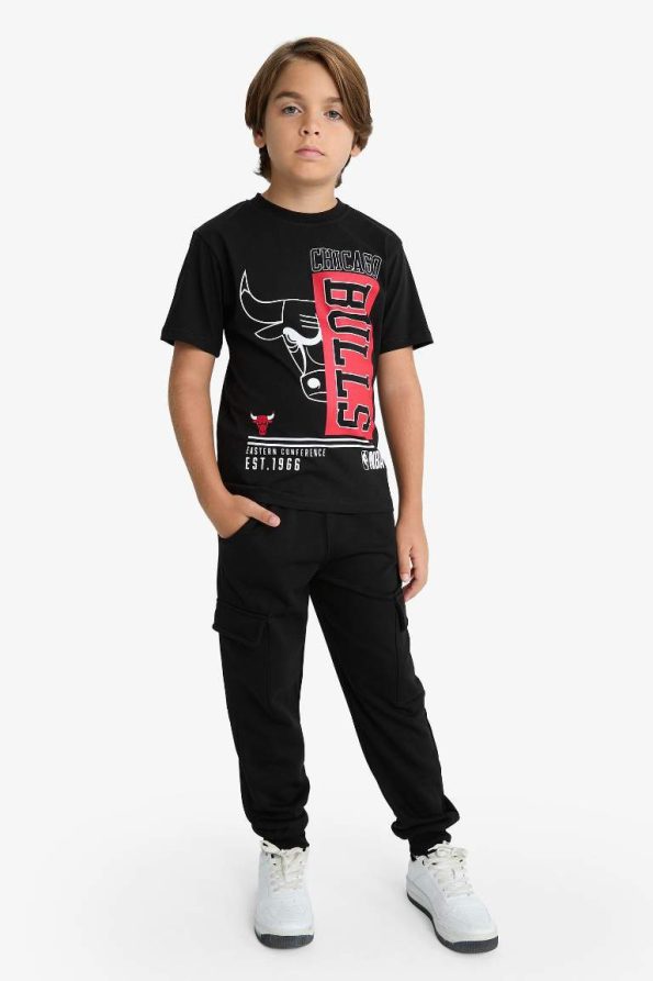 Boys' Elastic Waist Cargo Sweatpants