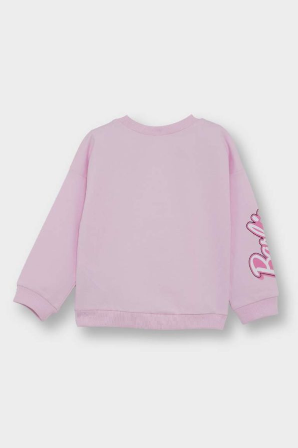 Girls' Barbie Crew Neck Sweatshirt