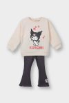 Girl's Kuromi 2-Piece Sweatshirt and Leggings Set