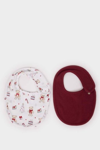 Boys' Printed Cotton Bib Set