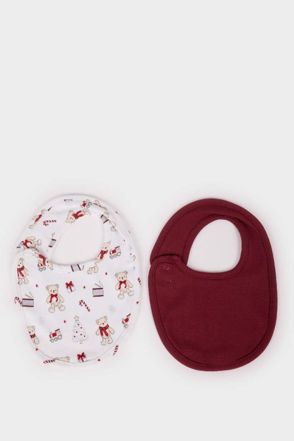 Boys' Printed Cotton Bib Set