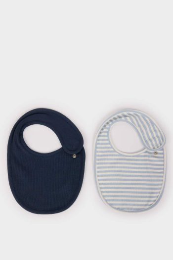 Boys' Printed 2-Pack Cotton Bibs