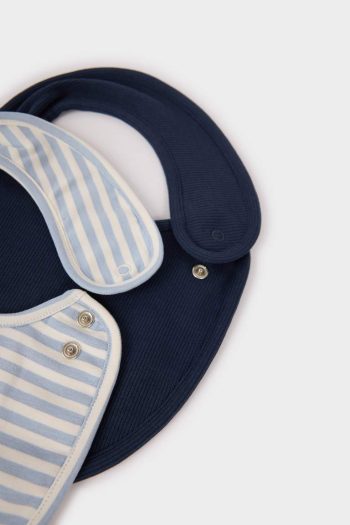 Boys' Printed 2-Pack Cotton Bibs